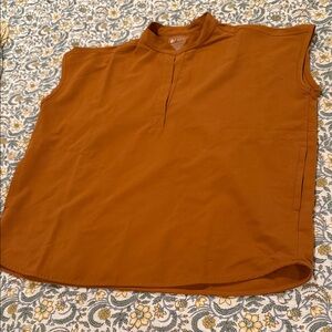 Figs Women's Sleeveless Tan Tank Top